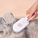 Escova A Vapor Para Gatos Cães - 3 em 1